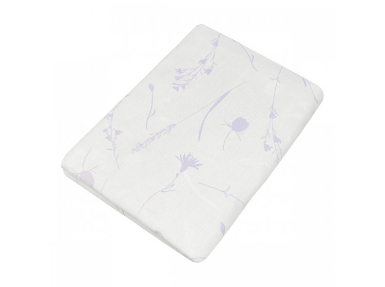 Пододеяльник Home line. Бязь Васильки лавандовые и белые