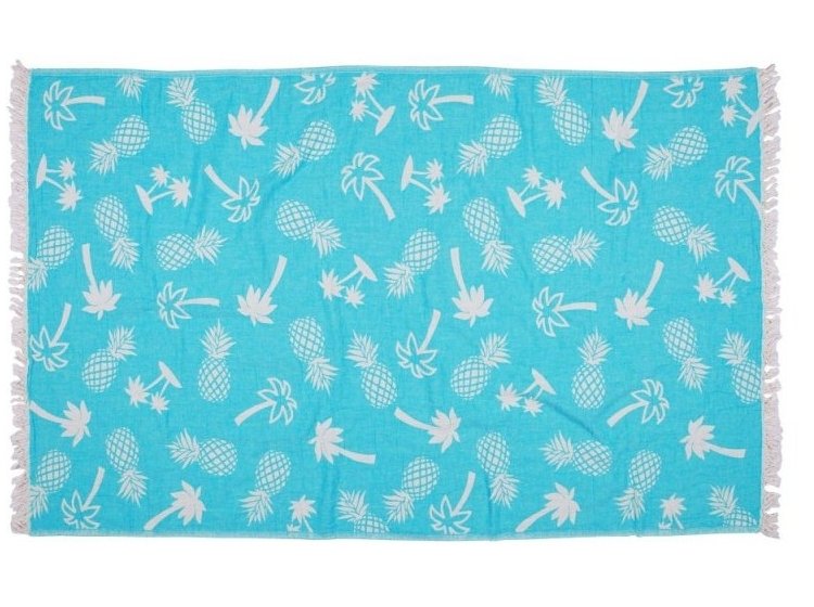 Пляжное полотенце Barine. Pestemal Palmsprings Turkuaz