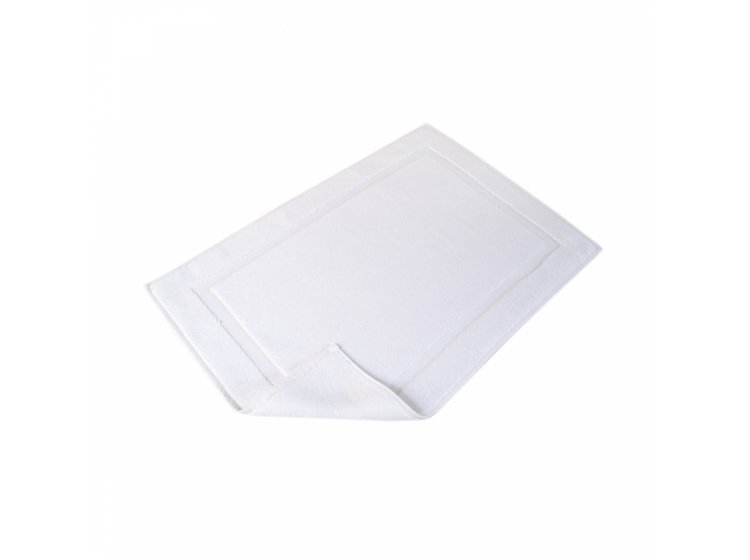 Полотенце-коврик для ног Lotus.  Premium Microcotton White 800