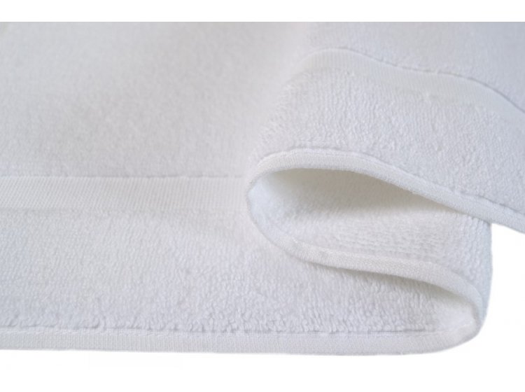 Полотенце-коврик для ног Lotus.  Premium Microcotton White 800