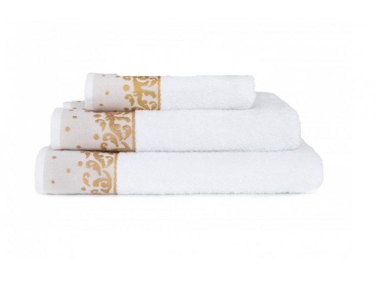 Полотенце махровое Irya.  Jakarli New Flossy beyaz
