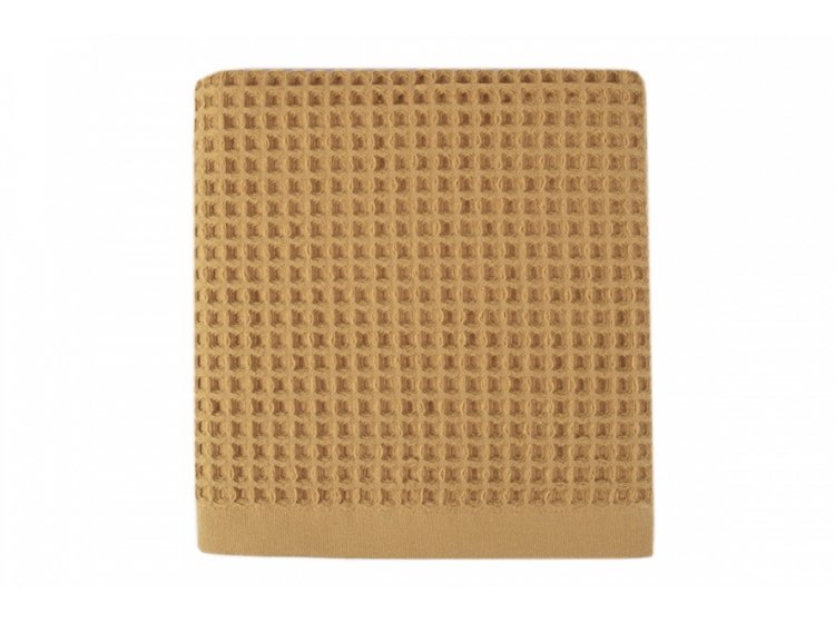 Полотенце вафельное Lotus Home. Waffle mustard