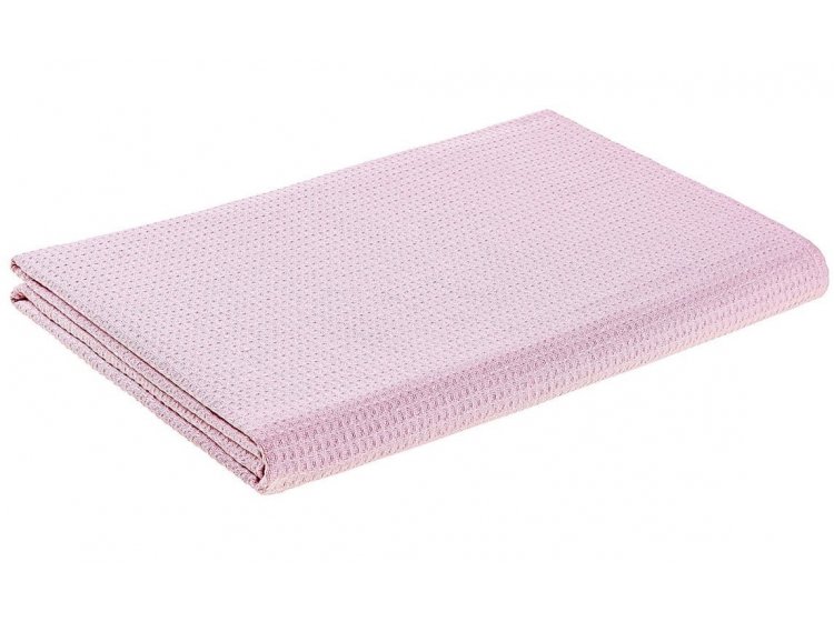 Вафельное полотенце Home Line розового цвета