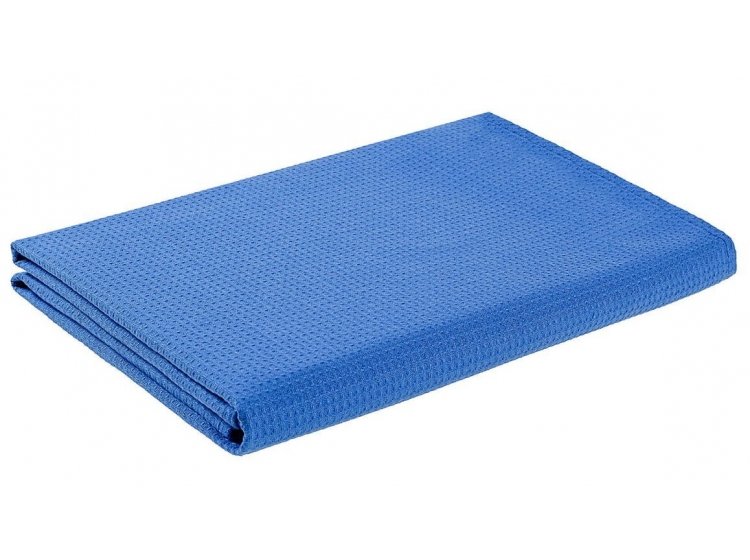 Вафельное полотенце Home Line синего цвета