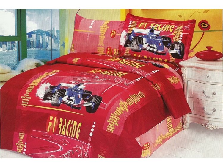Постельное белье LeVele. F1 red