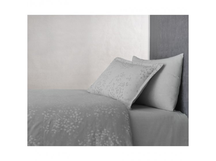 Постельное белье Buldans. Leaf antracite king size