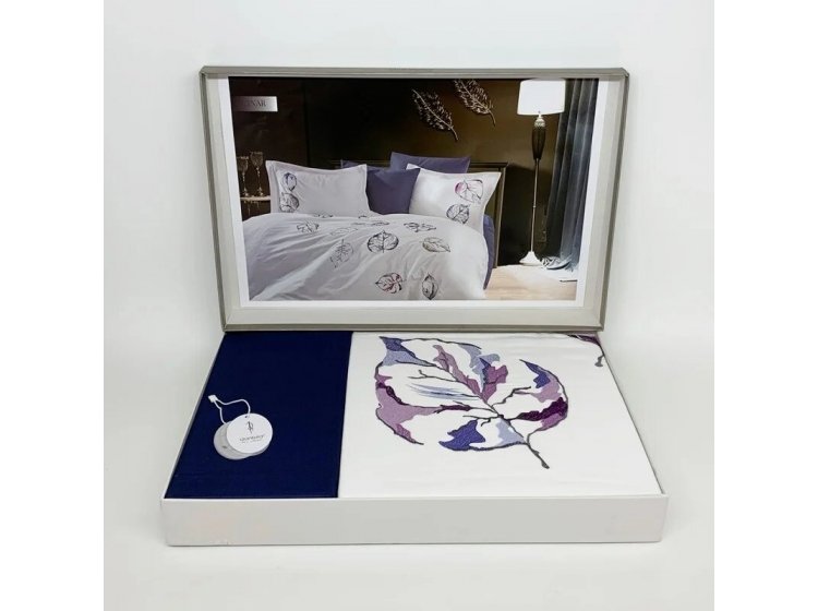 Постельное белье Dantela Vita. Cinar с вышивкой. Упаковка