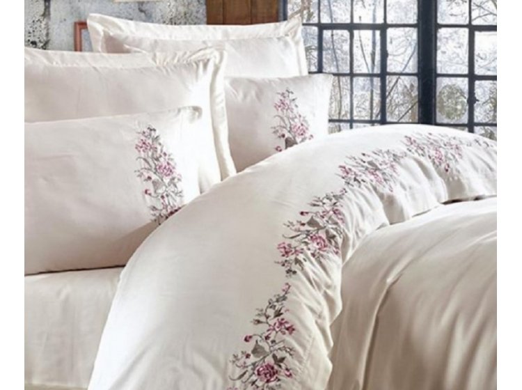 Постельное белье Dantela Vita. Efsa krem