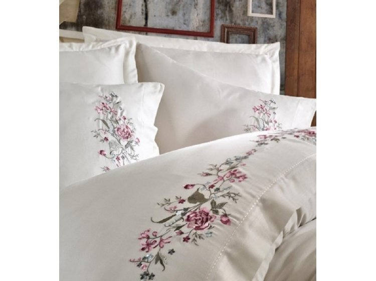 Постельное белье Dantela Vita. Efsa krem