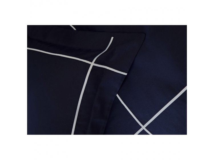 Постельное белье MieCasa. Сатин Plus lacivert-beyaz