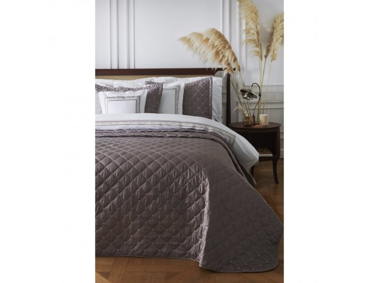 Постельное белье MieCasa. Сатин Soho kahve-bej