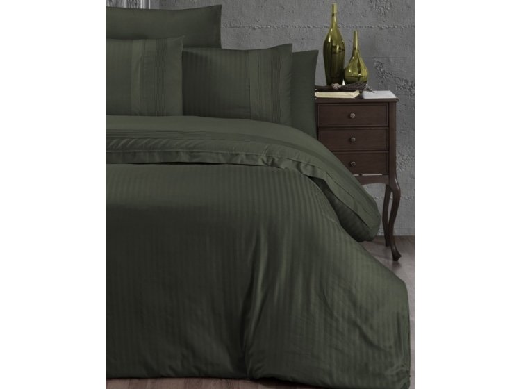 Постельное белье First Choice. Ranforce DARK Deluxe Gala Green