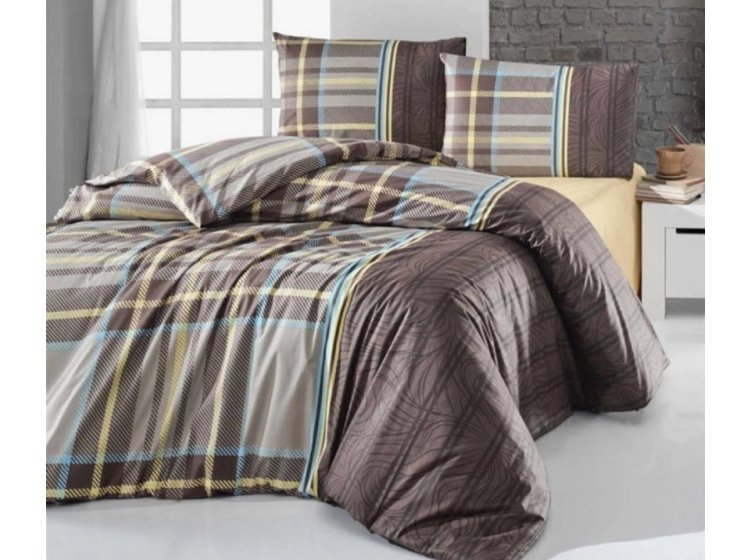 Постельное белье Altinbasak. Ранфорс Grande кahve