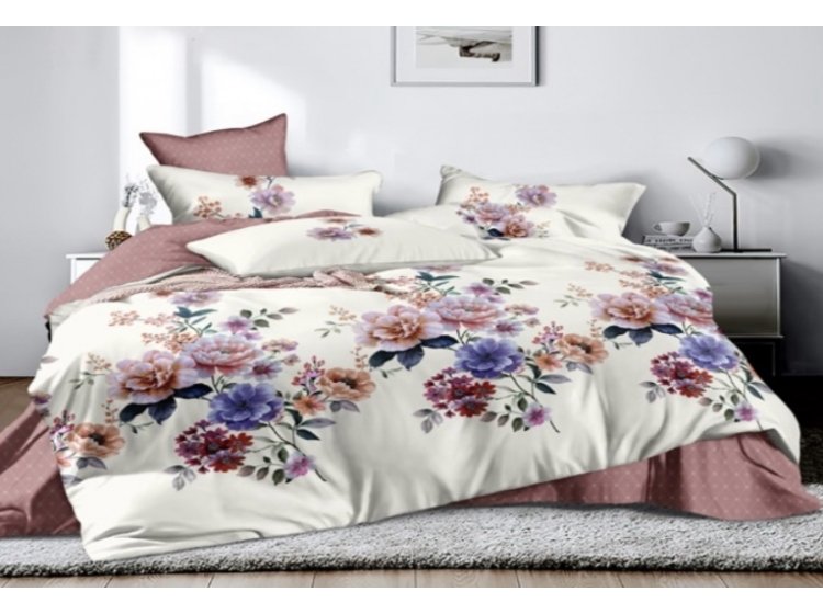 Постельное белье Novita. Бязь 1203/1204 AB Ecotton