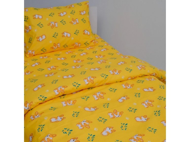 Подростковое постельное белье Viluta. Ранфорс 20122 желтое