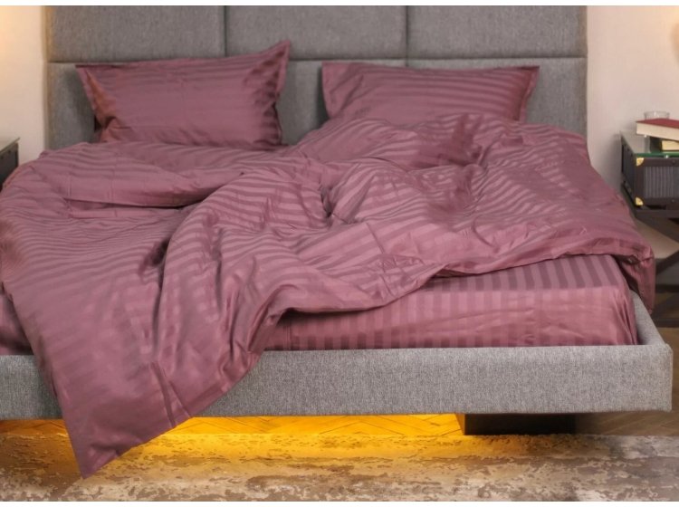 Постельное белье Viluta. Сатин страйп 73