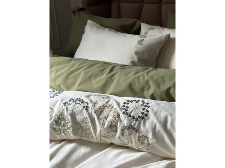 Постельное белье Saheser. Botanic хлопок с вышивкой