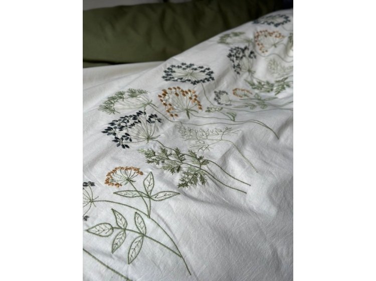 Постельное белье Saheser. Botanic хлопок с вышивкой