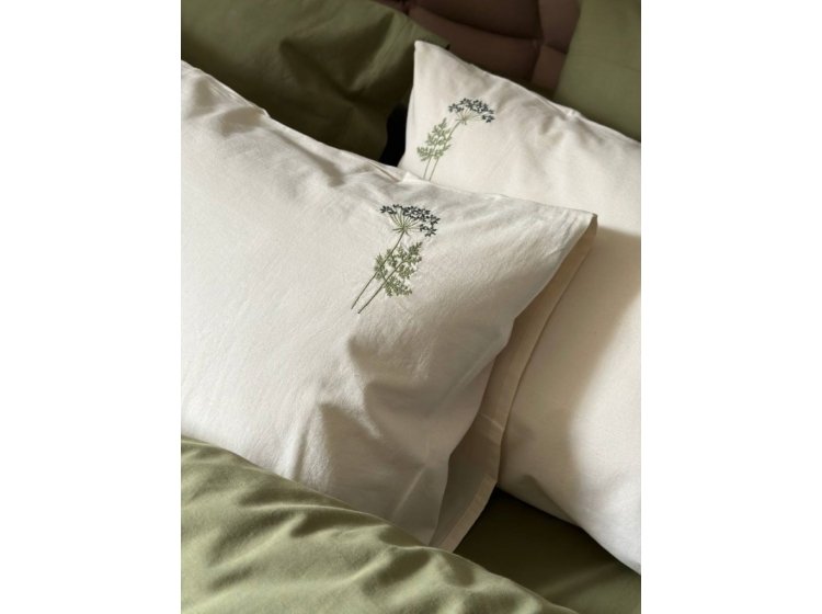 Постельное белье Saheser. Botanic хлопок с вышивкой