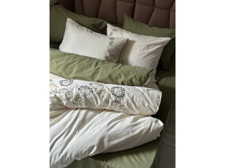 Постельное белье Saheser. Botanic хлопок с вышивкой