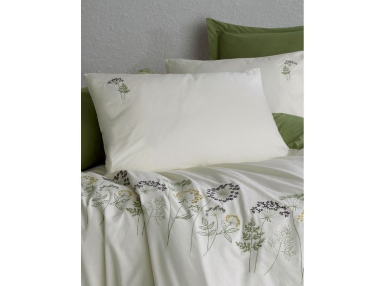 Постельное белье Saheser. Botanic хлопок с вышивкой