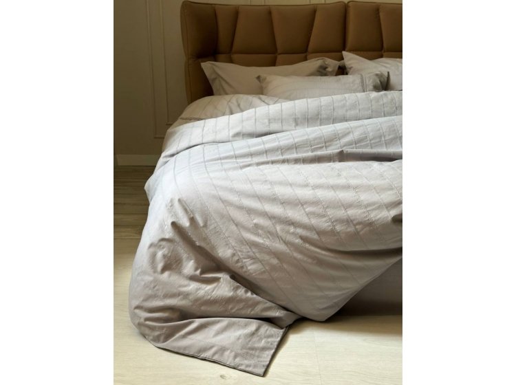 Постельное белье Saheser. Eco Cotton Jasmin gri jacquard