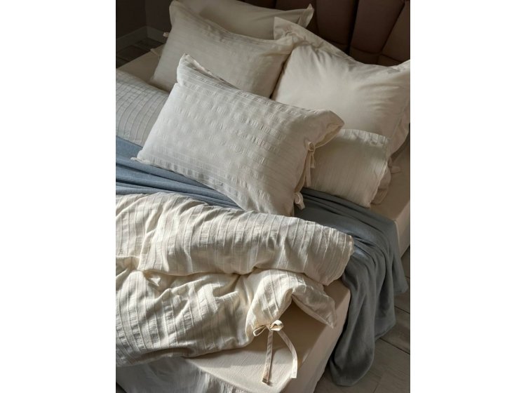 Постельное белье Saheser. Хлопок Dante mint с легким пике