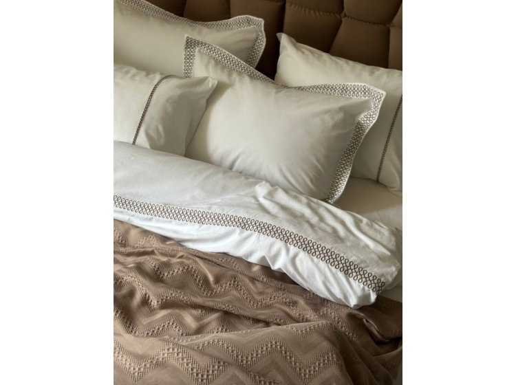 Постельное белье Saheser. Noemi mink хлопок с пике