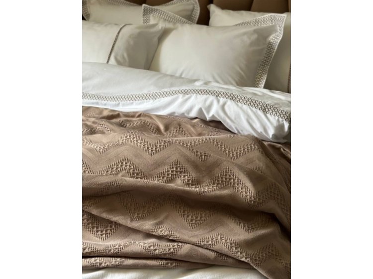 Постельное белье Saheser. Noemi mink хлопок с пике