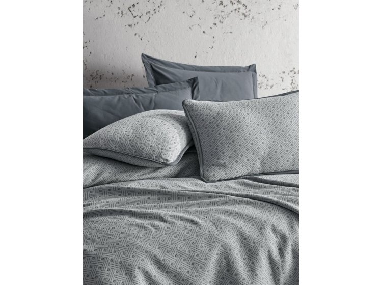 Постельное белье Saheser. Silvano grey хлопок с пике