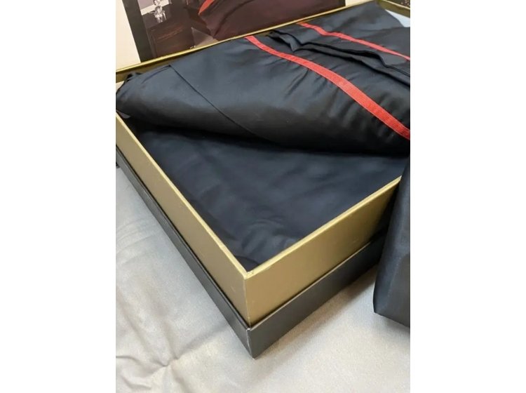 Постельное белье TAC. Сатин Deluxe Prestige Black