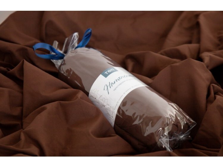 Простынь на резинке ТЕП. Какао