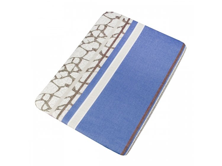 Простынь Home line. Бязь Мармур синяя