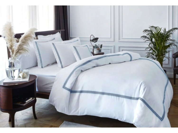 Постельное белье MieCasa. Сатин Milano yesil