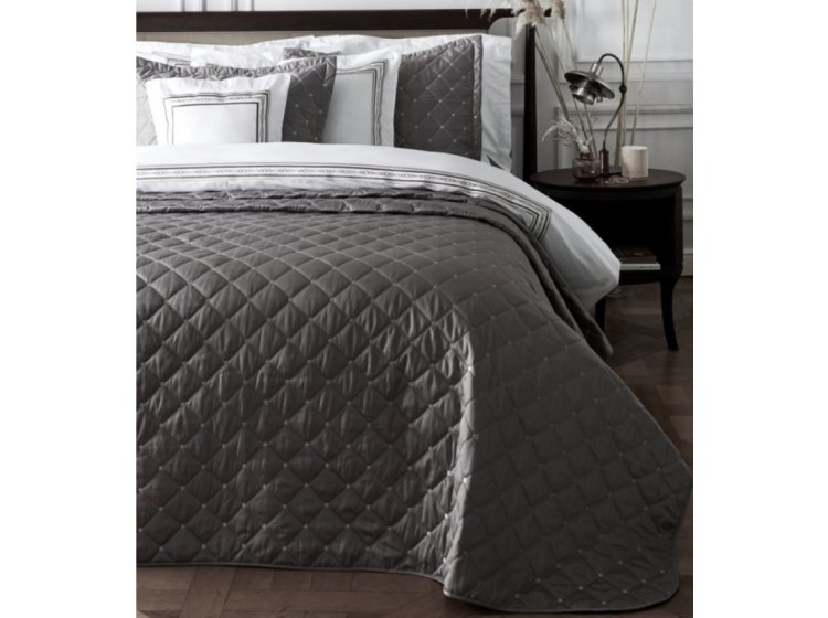 Постельное белье MieCasa. Сатин Soho antrasit-gri