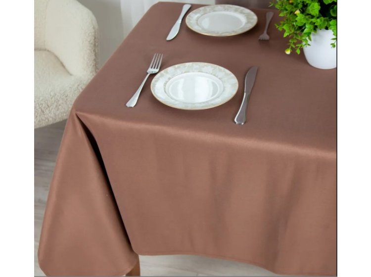 Скатерть ТЕП. Aquastop водоотталкивающая Brownie