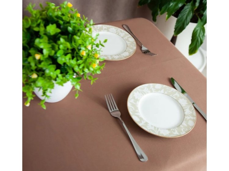 Скатерть ТЕП. Aquastop водоотталкивающая Brownie