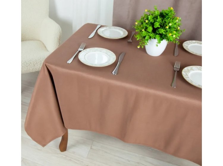 Скатерть ТЕП. Aquastop водоотталкивающая Brownie