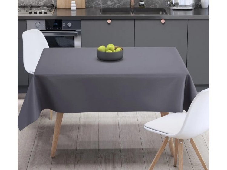 Скатерть ТЕП. Aquastop водоотталкивающая Dark Grey
