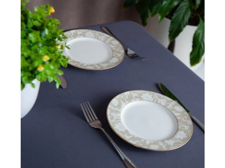 Скатерть ТЕП. Aquastop водоотталкивающая Dark Grey