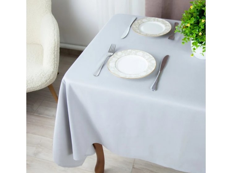 Скатерть ТЕП. Aquastop водоотталкивающая Light Grey