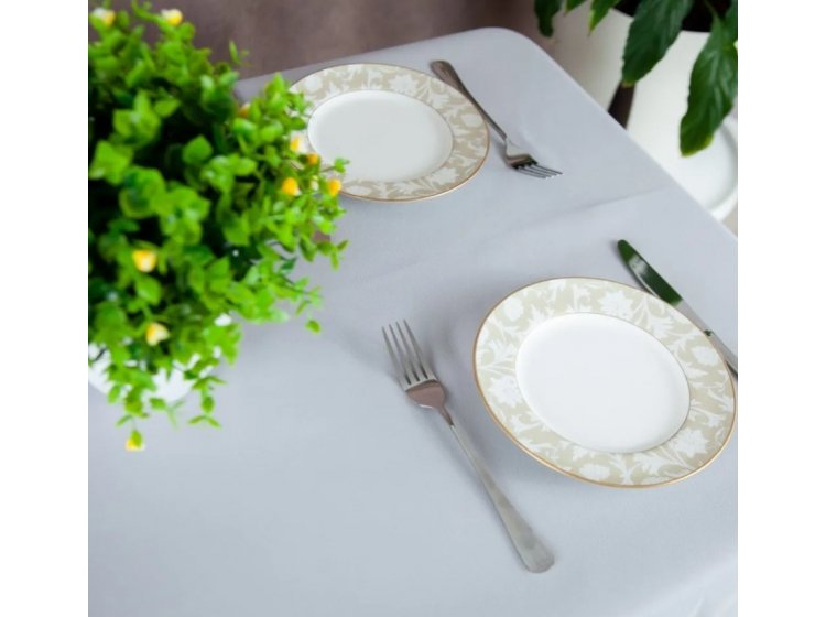 Скатерть ТЕП. Aquastop водоотталкивающая Light Grey