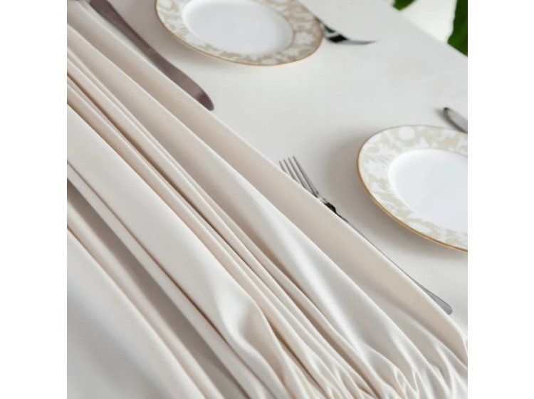 Скатерть ТЕП. Aquastop водоотталкивающая Milky White