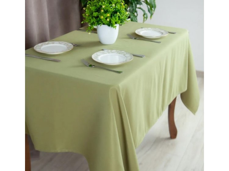 Скатерть ТЕП. Aquastop водоотталкивающая Olive