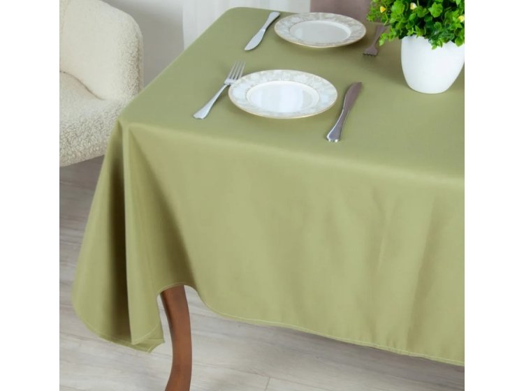 Скатерть ТЕП. Aquastop водоотталкивающая Olive