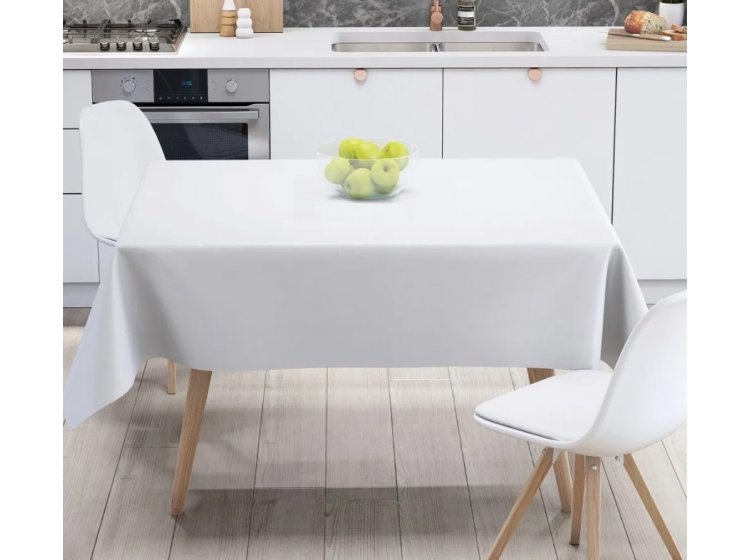 Скатерть ТЕП. Panama водоотталкивающая White