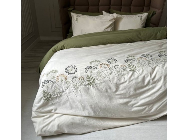 Постельное белье Saheser. Botanic хлопок с вышивкой