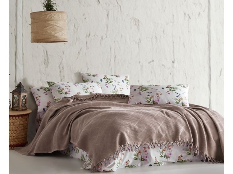 Постельное белье Saheser. Eco Cotton Mona vizon с легким пике