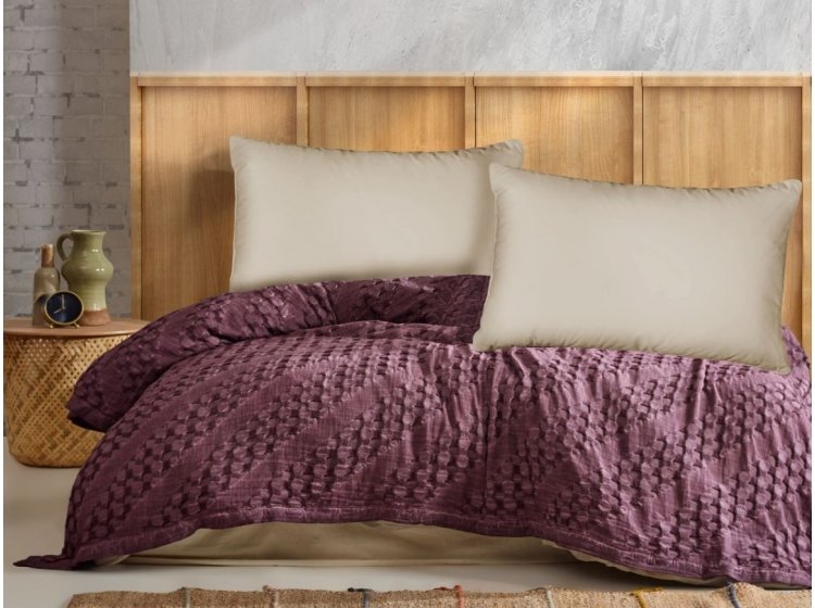 Жаккардовое покрывало-пике Saheser. Сotton Enza murdum