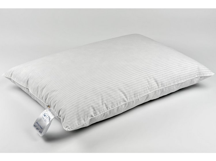 Подушка пухо-перовая облегченная Iglen. 70% пуха, с кантом